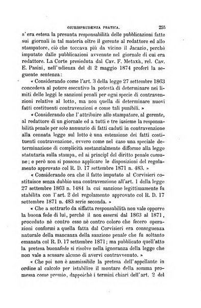 Giornale del Foro in cui si raccolgono le più importanti regiudicate dei supremi tribunali di Roma e dello Stato pontificio in materia civile