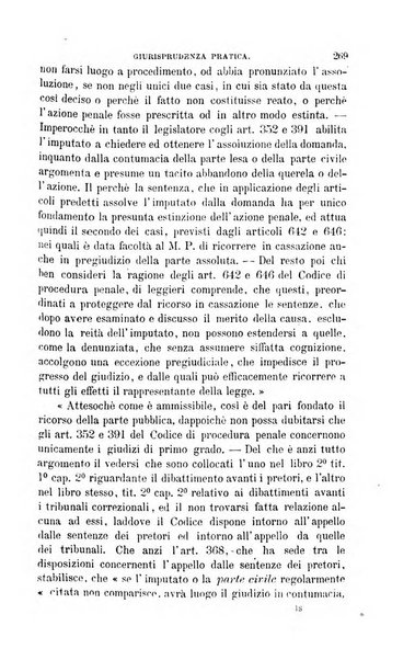 Giornale del Foro in cui si raccolgono le più importanti regiudicate dei supremi tribunali di Roma e dello Stato pontificio in materia civile