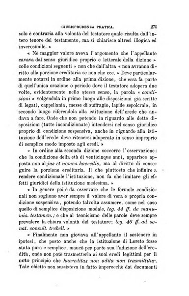 Giornale del Foro in cui si raccolgono le più importanti regiudicate dei supremi tribunali di Roma e dello Stato pontificio in materia civile