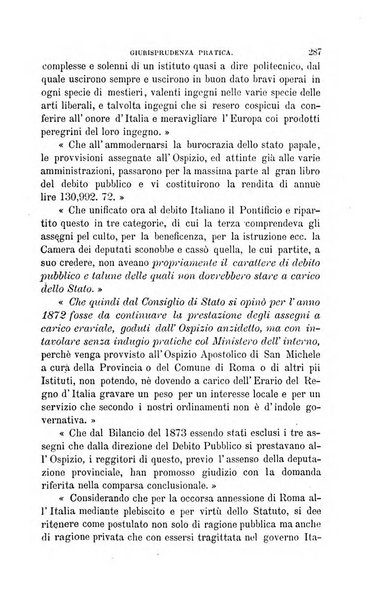 Giornale del Foro in cui si raccolgono le più importanti regiudicate dei supremi tribunali di Roma e dello Stato pontificio in materia civile