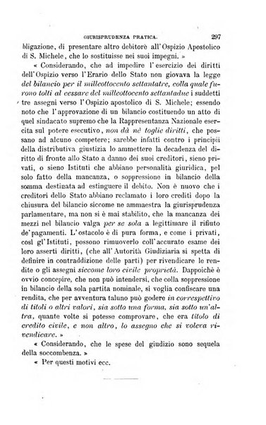 Giornale del Foro in cui si raccolgono le più importanti regiudicate dei supremi tribunali di Roma e dello Stato pontificio in materia civile