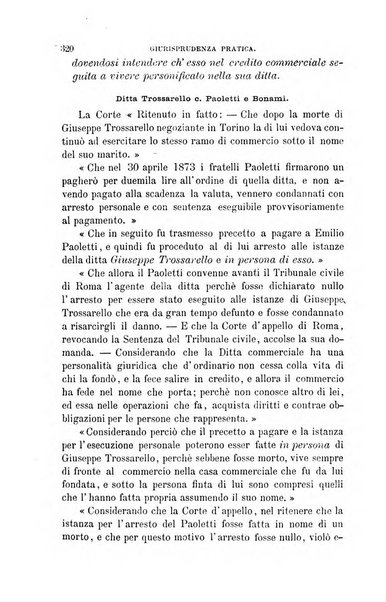 Giornale del Foro in cui si raccolgono le più importanti regiudicate dei supremi tribunali di Roma e dello Stato pontificio in materia civile