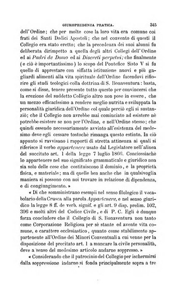 Giornale del Foro in cui si raccolgono le più importanti regiudicate dei supremi tribunali di Roma e dello Stato pontificio in materia civile