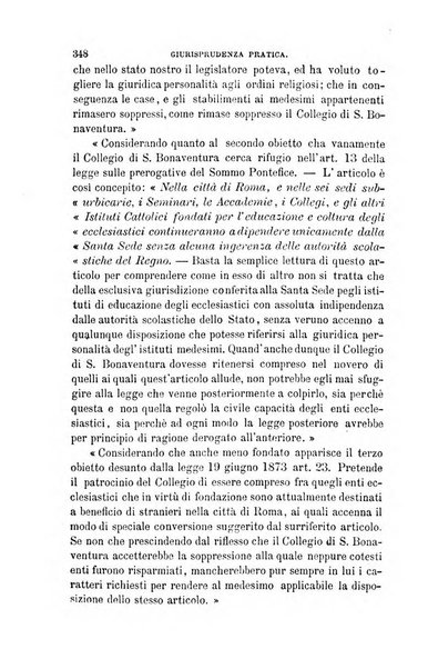 Giornale del Foro in cui si raccolgono le più importanti regiudicate dei supremi tribunali di Roma e dello Stato pontificio in materia civile