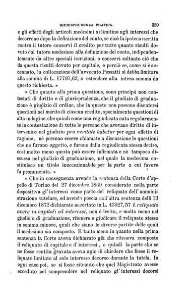 Giornale del Foro in cui si raccolgono le più importanti regiudicate dei supremi tribunali di Roma e dello Stato pontificio in materia civile