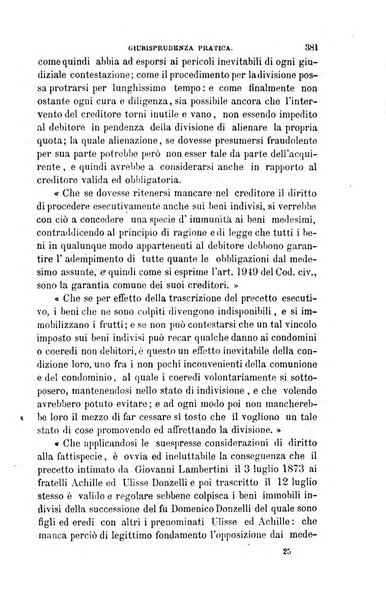 Giornale del Foro in cui si raccolgono le più importanti regiudicate dei supremi tribunali di Roma e dello Stato pontificio in materia civile