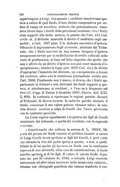 Giornale del Foro in cui si raccolgono le più importanti regiudicate dei supremi tribunali di Roma e dello Stato pontificio in materia civile