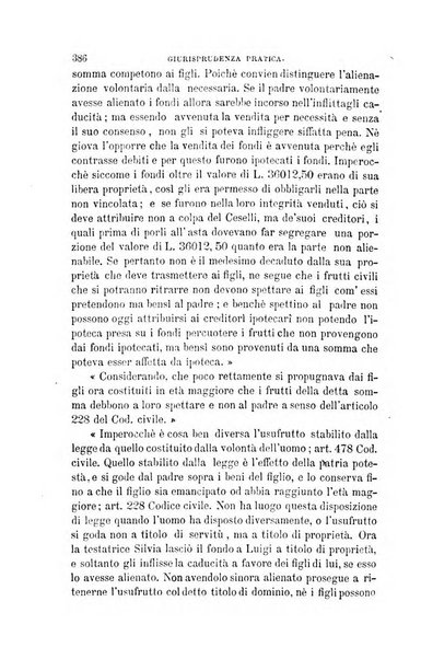 Giornale del Foro in cui si raccolgono le più importanti regiudicate dei supremi tribunali di Roma e dello Stato pontificio in materia civile