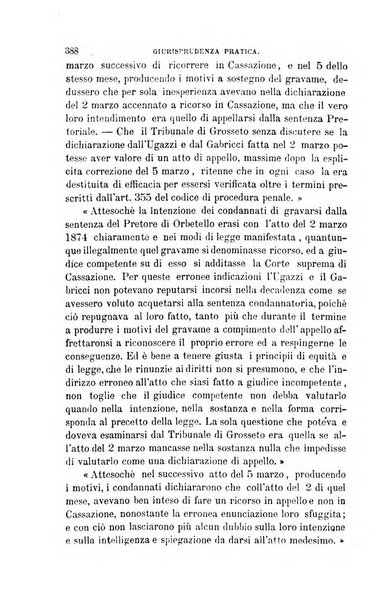 Giornale del Foro in cui si raccolgono le più importanti regiudicate dei supremi tribunali di Roma e dello Stato pontificio in materia civile