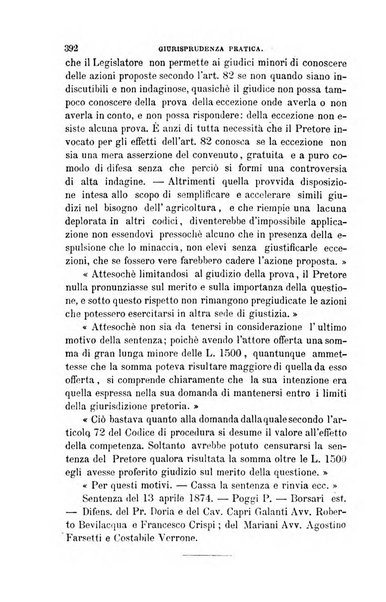 Giornale del Foro in cui si raccolgono le più importanti regiudicate dei supremi tribunali di Roma e dello Stato pontificio in materia civile