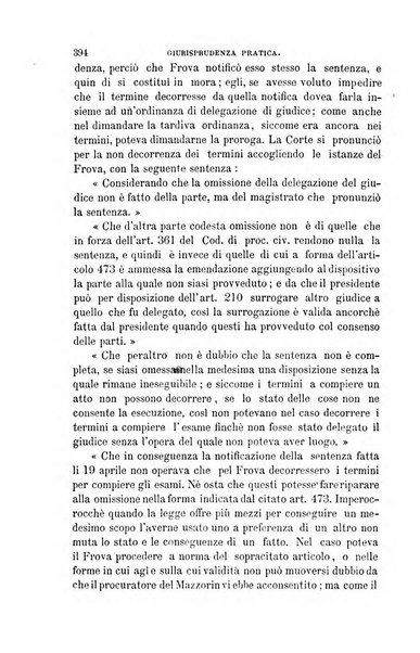 Giornale del Foro in cui si raccolgono le più importanti regiudicate dei supremi tribunali di Roma e dello Stato pontificio in materia civile