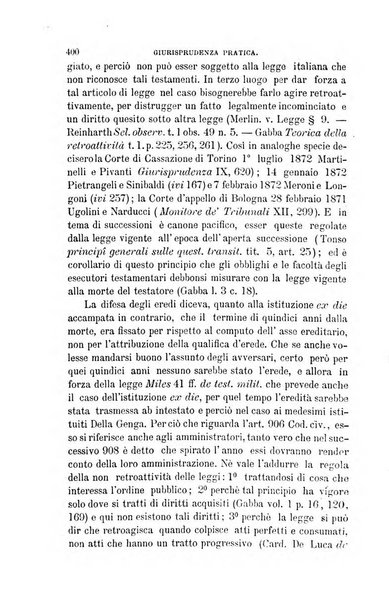 Giornale del Foro in cui si raccolgono le più importanti regiudicate dei supremi tribunali di Roma e dello Stato pontificio in materia civile