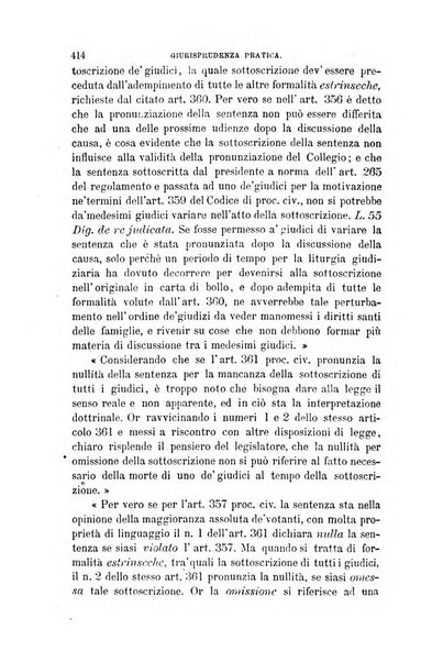 Giornale del Foro in cui si raccolgono le più importanti regiudicate dei supremi tribunali di Roma e dello Stato pontificio in materia civile