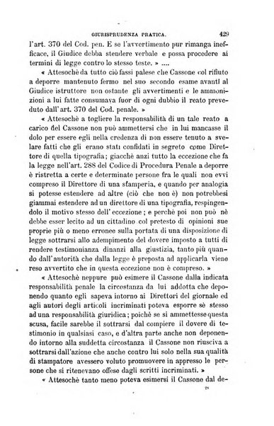 Giornale del Foro in cui si raccolgono le più importanti regiudicate dei supremi tribunali di Roma e dello Stato pontificio in materia civile