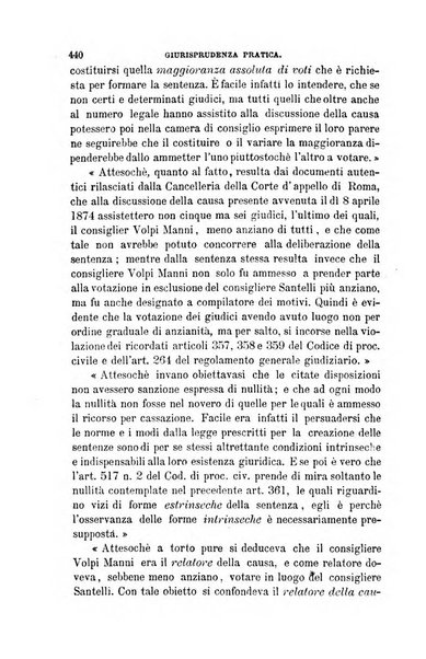 Giornale del Foro in cui si raccolgono le più importanti regiudicate dei supremi tribunali di Roma e dello Stato pontificio in materia civile