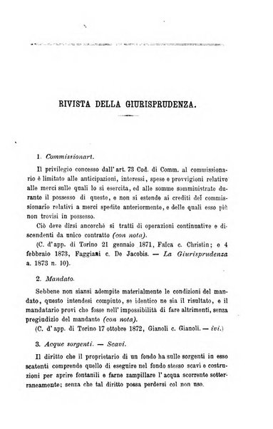 Giornale del Foro in cui si raccolgono le più importanti regiudicate dei supremi tribunali di Roma e dello Stato pontificio in materia civile