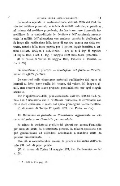 Giornale del Foro in cui si raccolgono le più importanti regiudicate dei supremi tribunali di Roma e dello Stato pontificio in materia civile