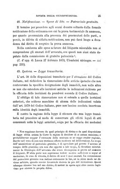 Giornale del Foro in cui si raccolgono le più importanti regiudicate dei supremi tribunali di Roma e dello Stato pontificio in materia civile