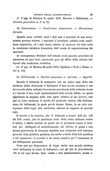 Giornale del Foro in cui si raccolgono le più importanti regiudicate dei supremi tribunali di Roma e dello Stato pontificio in materia civile