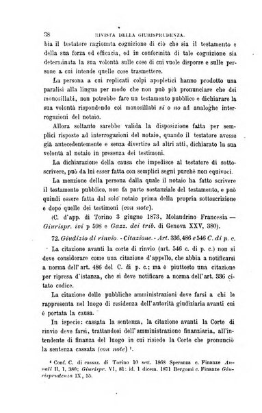 Giornale del Foro in cui si raccolgono le più importanti regiudicate dei supremi tribunali di Roma e dello Stato pontificio in materia civile