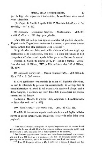 Giornale del Foro in cui si raccolgono le più importanti regiudicate dei supremi tribunali di Roma e dello Stato pontificio in materia civile