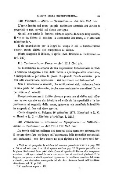 Giornale del Foro in cui si raccolgono le più importanti regiudicate dei supremi tribunali di Roma e dello Stato pontificio in materia civile