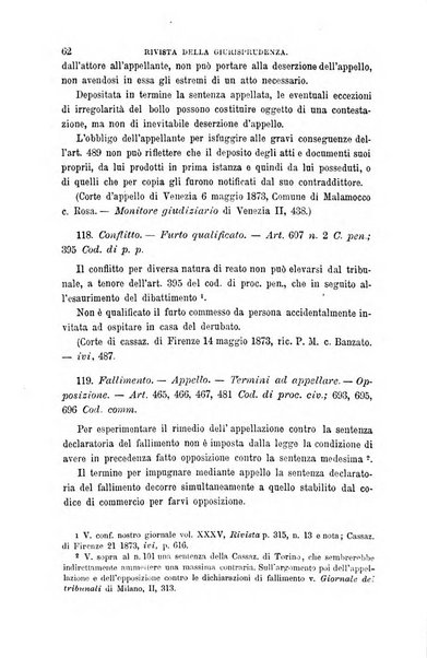 Giornale del Foro in cui si raccolgono le più importanti regiudicate dei supremi tribunali di Roma e dello Stato pontificio in materia civile