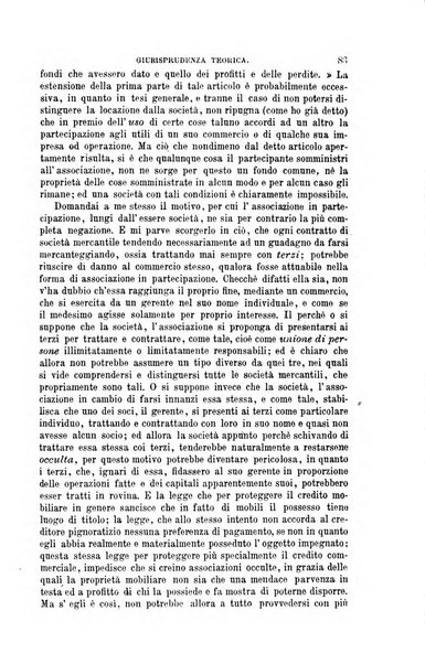 Giornale del Foro in cui si raccolgono le più importanti regiudicate dei supremi tribunali di Roma e dello Stato pontificio in materia civile