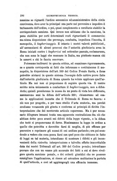 Giornale del Foro in cui si raccolgono le più importanti regiudicate dei supremi tribunali di Roma e dello Stato pontificio in materia civile