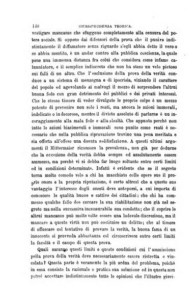 Giornale del Foro in cui si raccolgono le più importanti regiudicate dei supremi tribunali di Roma e dello Stato pontificio in materia civile