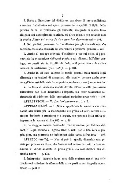 Giornale del Foro in cui si raccolgono le più importanti regiudicate dei supremi tribunali di Roma e dello Stato pontificio in materia civile