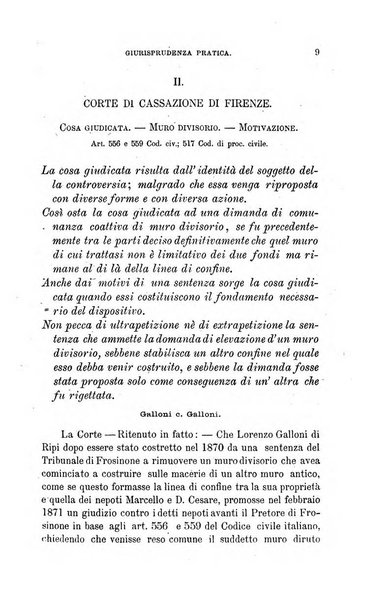 Giornale del Foro in cui si raccolgono le più importanti regiudicate dei supremi tribunali di Roma e dello Stato pontificio in materia civile