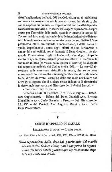 Giornale del Foro in cui si raccolgono le più importanti regiudicate dei supremi tribunali di Roma e dello Stato pontificio in materia civile