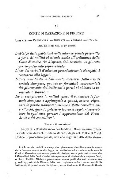 Giornale del Foro in cui si raccolgono le più importanti regiudicate dei supremi tribunali di Roma e dello Stato pontificio in materia civile