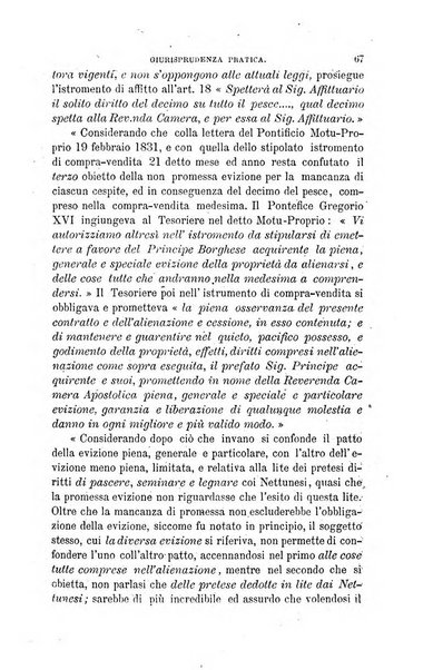 Giornale del Foro in cui si raccolgono le più importanti regiudicate dei supremi tribunali di Roma e dello Stato pontificio in materia civile