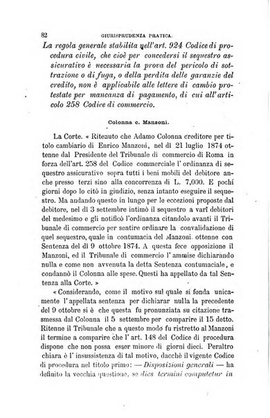 Giornale del Foro in cui si raccolgono le più importanti regiudicate dei supremi tribunali di Roma e dello Stato pontificio in materia civile