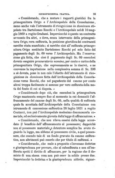 Giornale del Foro in cui si raccolgono le più importanti regiudicate dei supremi tribunali di Roma e dello Stato pontificio in materia civile