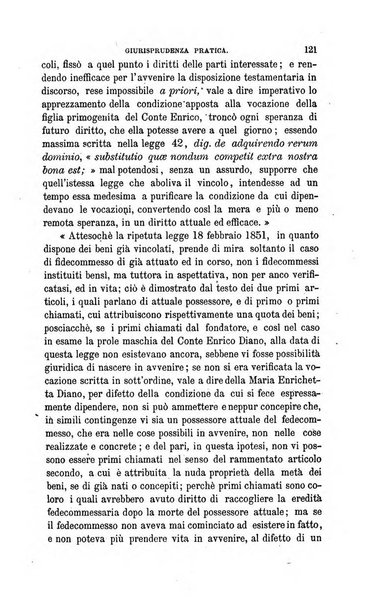 Giornale del Foro in cui si raccolgono le più importanti regiudicate dei supremi tribunali di Roma e dello Stato pontificio in materia civile