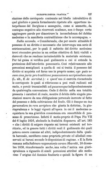 Giornale del Foro in cui si raccolgono le più importanti regiudicate dei supremi tribunali di Roma e dello Stato pontificio in materia civile