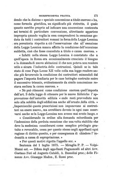 Giornale del Foro in cui si raccolgono le più importanti regiudicate dei supremi tribunali di Roma e dello Stato pontificio in materia civile