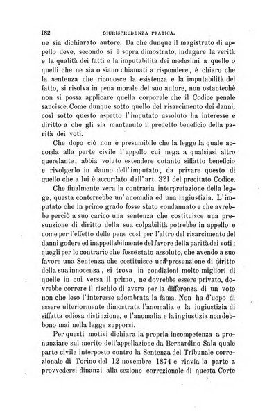 Giornale del Foro in cui si raccolgono le più importanti regiudicate dei supremi tribunali di Roma e dello Stato pontificio in materia civile