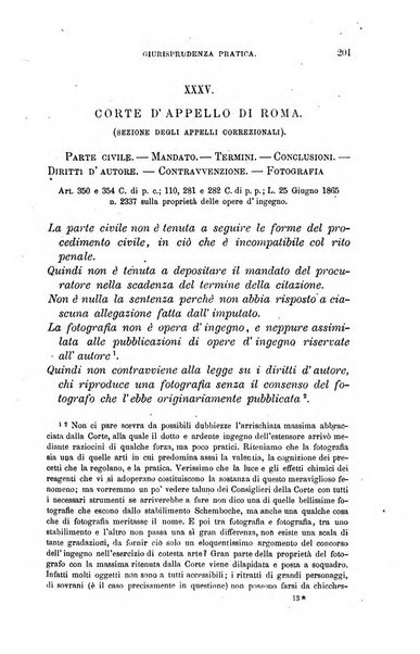 Giornale del Foro in cui si raccolgono le più importanti regiudicate dei supremi tribunali di Roma e dello Stato pontificio in materia civile