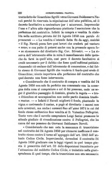 Giornale del Foro in cui si raccolgono le più importanti regiudicate dei supremi tribunali di Roma e dello Stato pontificio in materia civile