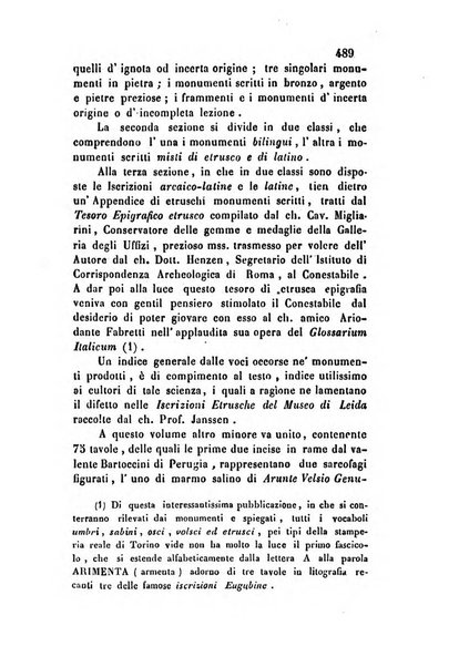 Giornale scientifico-letterario-agrario di Perugia e sua provincia