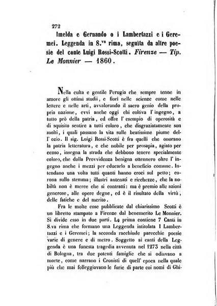 Giornale scientifico-letterario-agrario di Perugia e sua provincia