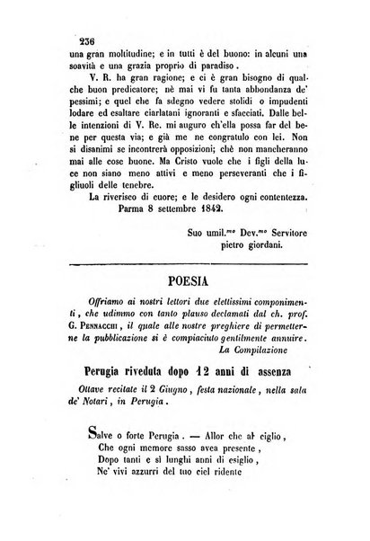 Giornale scientifico-letterario-agrario di Perugia e sua provincia