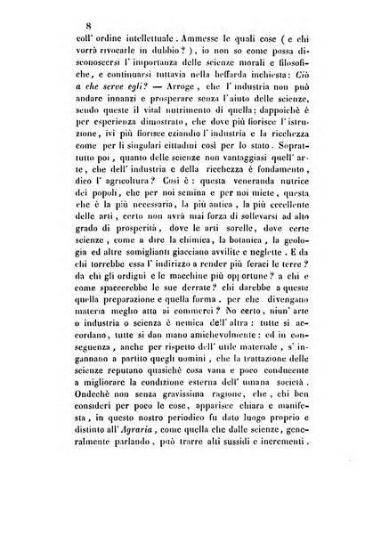 Giornale scientifico-letterario e Atti della Società economico-agraria di Perugia