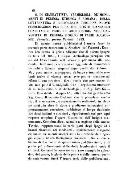 Giornale scientifico-letterario e Atti della Società economico-agraria di Perugia