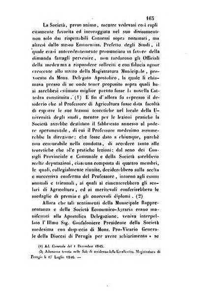 Giornale scientifico-letterario e Atti della Società economico-agraria di Perugia