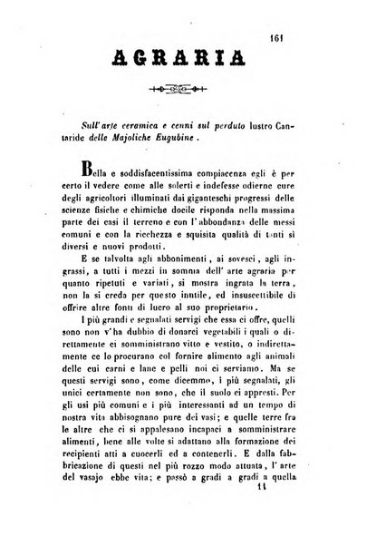 Giornale scientifico-letterario e Atti della Società economico-agraria di Perugia